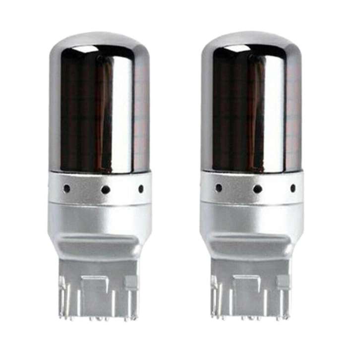 2pcs Chrome 7440 T20 144smd Canbus Error Free Led Lamp Bulb Turn Signal Light