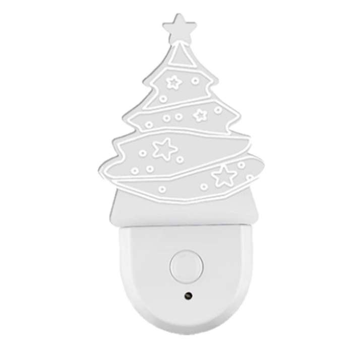 2pcs Christmas Tree Night Light, Color-changing Kids Night Light, Dusk-to-dawn Sensor, Rainbow Led