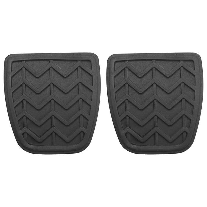 2PCS Clutch Brake Pedal Pad Rubber Compatible Toyota Camry Hilux Vigo KUN