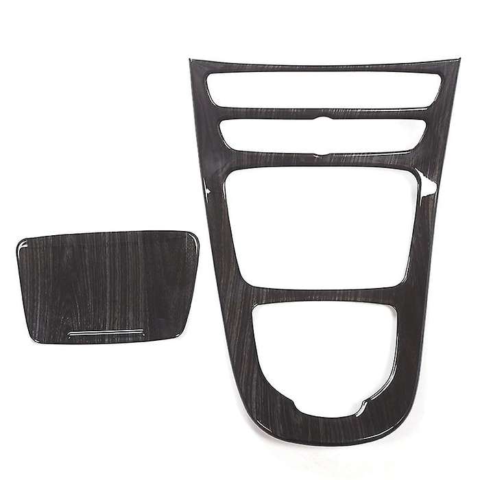 2Pcs Console Gear Panel Frame Console Gear Shift Panel Cover Trim for E-Class W213 2016 2017 2018