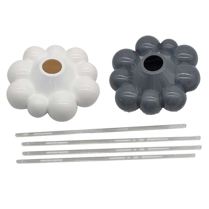 2PCS Courtyard Plants Garden Decorations Plant Watering Rain Cloud