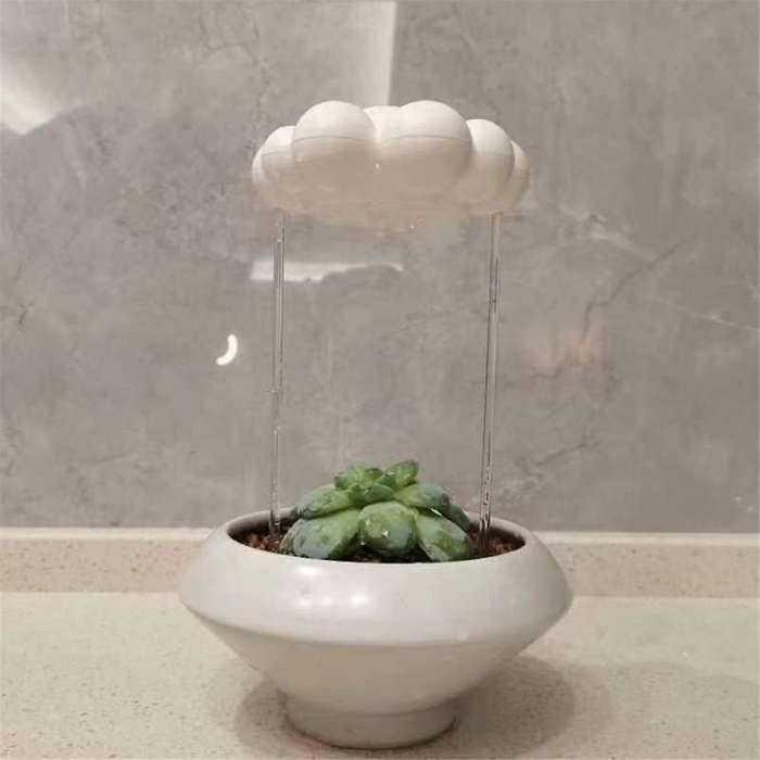 2PCS Courtyard Plants Garden Decorations Plant Watering Rain Cloud