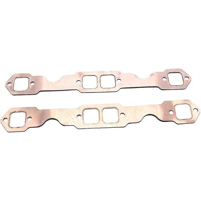 2pcs Copper Header Exhaust Gasket Seal for Chevy Sb 327 305 350 383 283-327-350-383-400