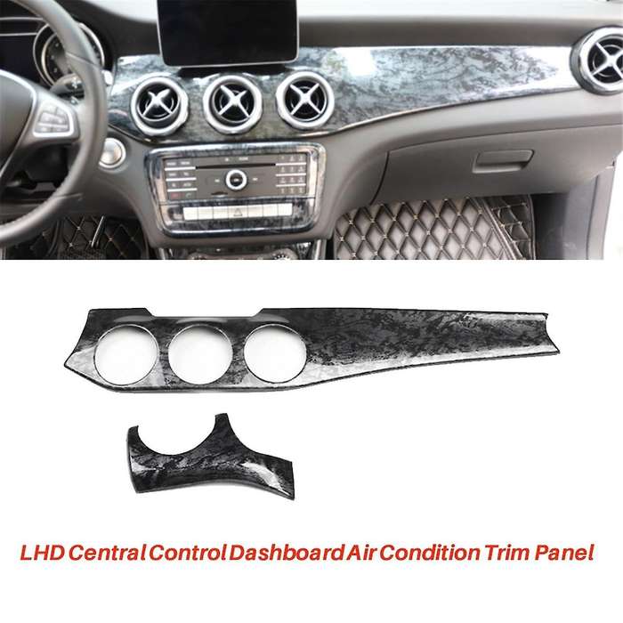 2Pcs Dashboard Center Console Air Condition Outlet Panel Trim Strip for W176 GLA X156 CLA C117 2013-