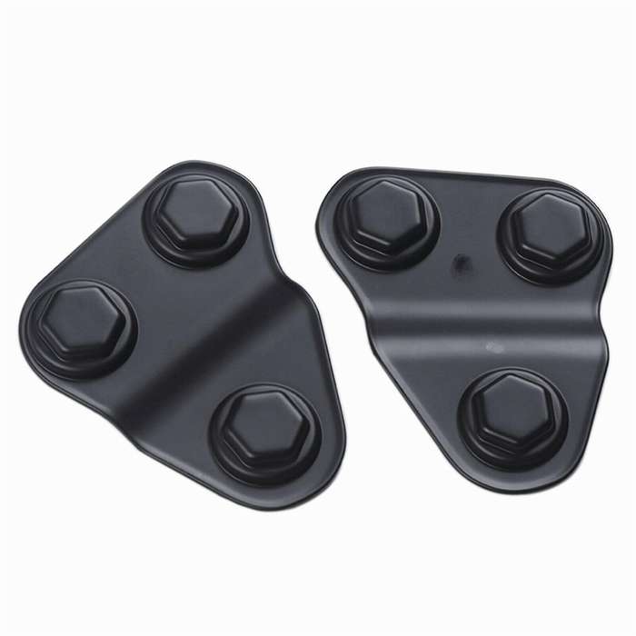 2PCS Door Screw Protector Cover Trim Anti-Rust for Wrangler JL JLU JT 2018 2019 2020 2021 Car Access