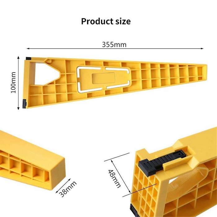 2pcs Drawer Installation Accessories Drawer Guide Rail Installation Locator Rail Fixer Woodworking