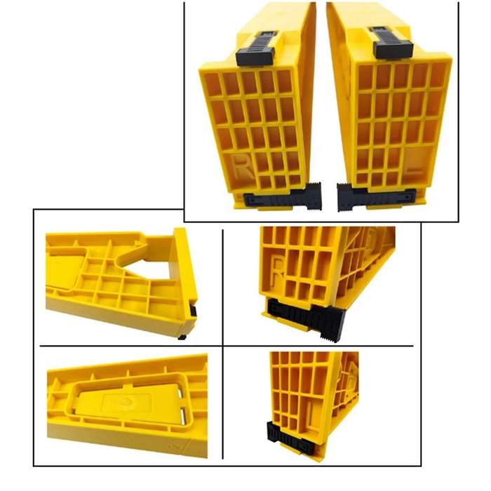 2pcs Drawer Installation Accessories Drawer Guide Rail Installation Locator Rail Fixer Woodworking
