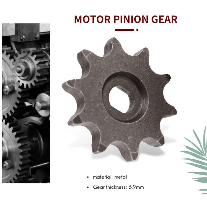 2Pcs Electric Scooter 10T 428 Sprocket for Chain Motor Pinion MY1020 DC Motor
