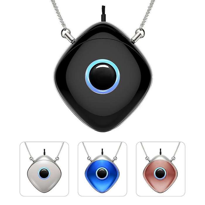 2PCS Fashion Personal Wearable Air Purifier Necklace Mini Portable Air Freshener Ionizer Negative Io