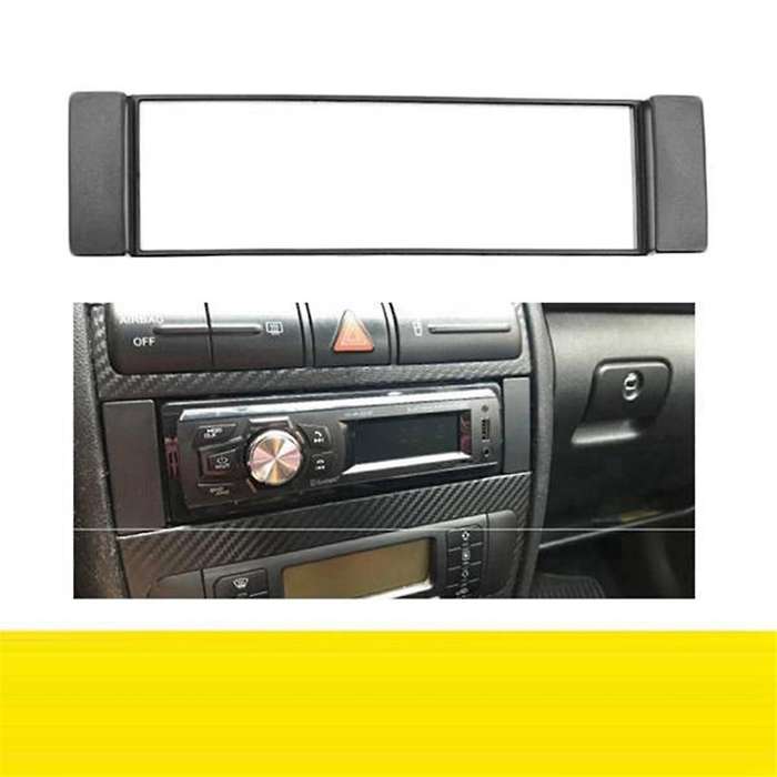 2Pcs Fascia 1 Din Frame for A3 8L A6 4B Seat Toledo Scudo Stereo Facia Plate Dash CD Trim Radio Cove