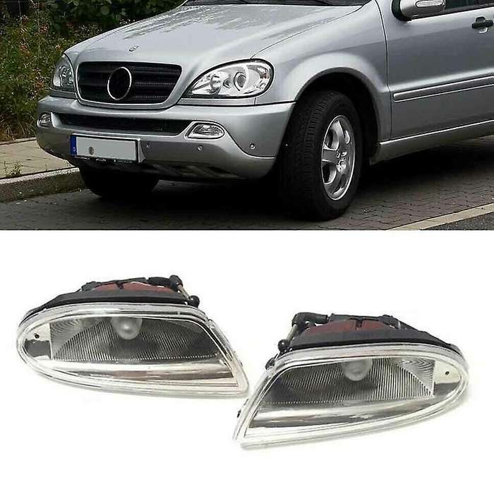 2pcs Fog Light Driving Lamp for W163 Ml320 Ml350 Ml430 Ml500 Ml55 Su 1638200328 1638200428