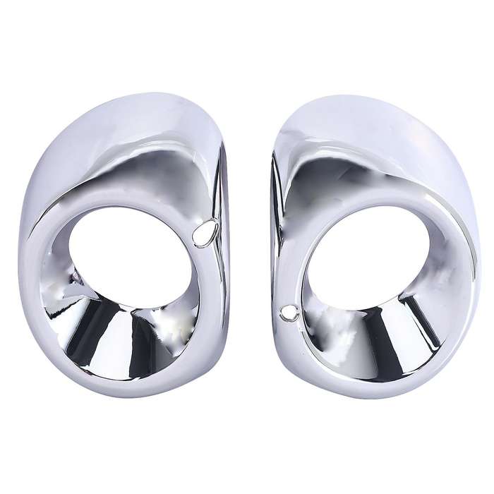 2Pcs for 2013 2014 Chrome Front Fog Light Foglight Lamp Cover Trim