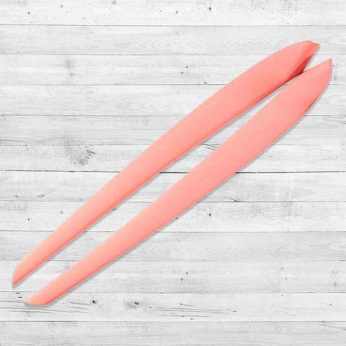 2Pcs for Model3 2021 Accessories New Car Front Door Decoration Sticker Model Y Interior Matte Abs Do