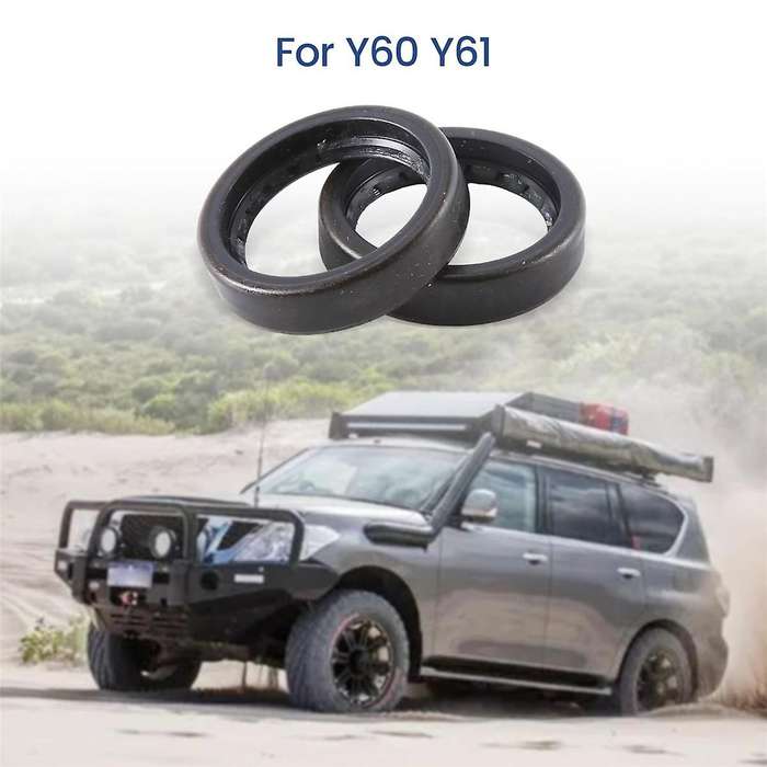 2Pcs Front Axle Seal Oil Seal Kit for Patrol Y60 Y61 303752-KIT 40533-01J00