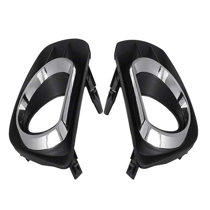 2Pcs Front Bumper Fog Light Lamp Cover Trim for 2009-2011