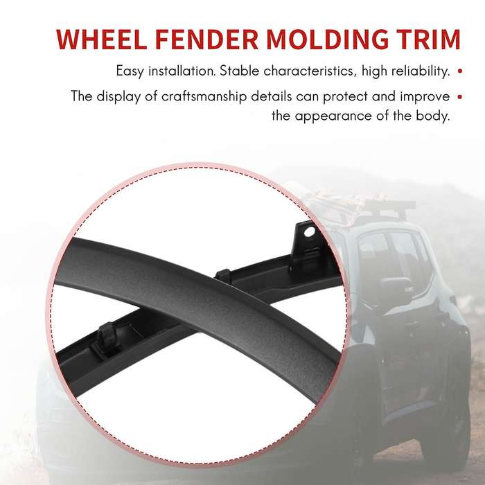 2pcs Front Bumper Wheel Fender Molding Trim for Honda Crv 2007-2011 71108-swa-000 71103-swa-000