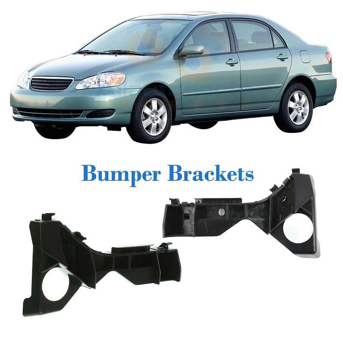2PCS Front Bumper Spacer Retainer Bracket Fit for 2003 2004 2005 2006 2007 2008 5211602061 521150206