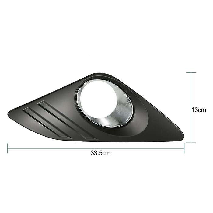 2Pcs Front Fog Light Grille Lamp Cover for 2012-2014