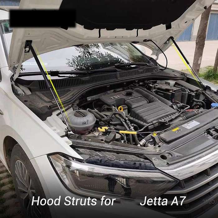 2PCS Front Engine Hood Support Rod Gas Spring Shock Lift for MK7 2019-2020