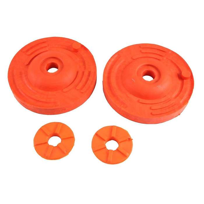 2Pcs Front Suspension ABC Shock Buffer Rubber Top Mount for - W221 2213206113, 2213206213