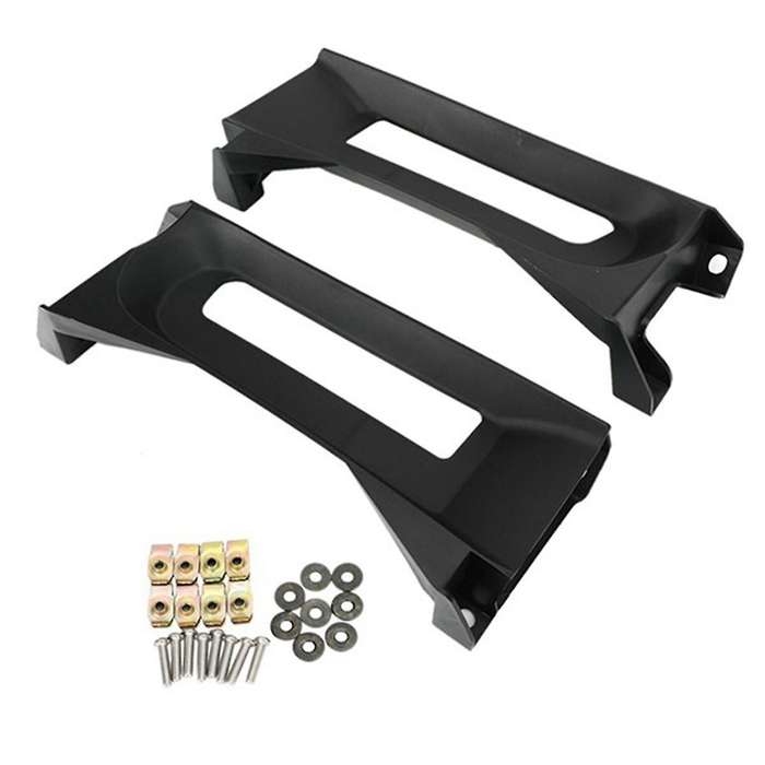 2pcs Front Tow Hook Bezel Block Trailer Hitch Cover 68196982aa for Ram 1500 2013-2018 Tow Hook Cover