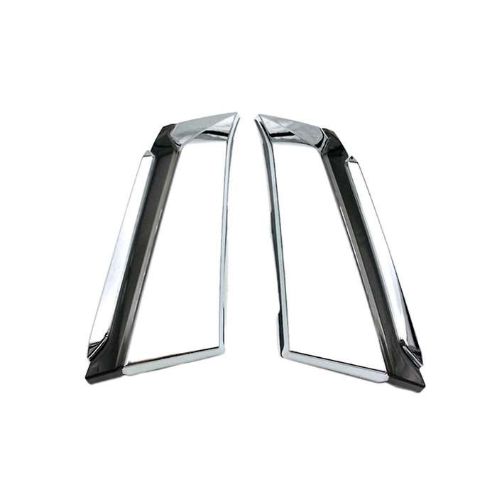 2pcs Front Upper Grill Hood Cover Trims Body Decoration Sequins for Alphard 30 2019 2020