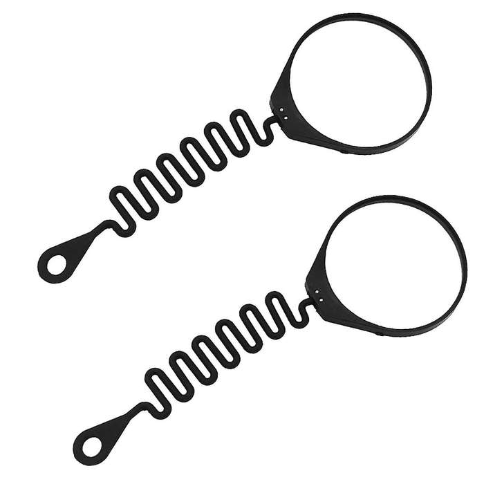 2Pcs Fuel Cap Tank Cover Line Cable Wire Petrol Oil Rope Ring for S80 S60 S40 S60L XC60 XC90 S40 V40