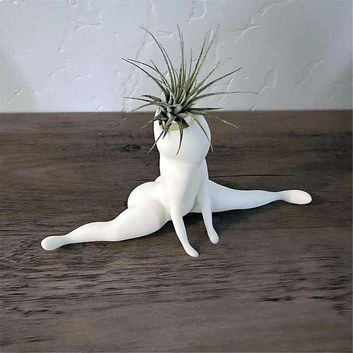 2pcs Funny Big Booty Ghost Planter, Prank Gift Decor Planter Air Fern Display Stand, Big Booty Ghost