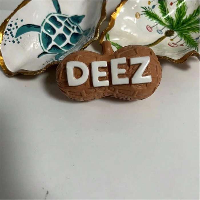 2pcs Funny Deez Ornament Christmas Peanuts Hanging Nut Xmas Tree Decor Gift