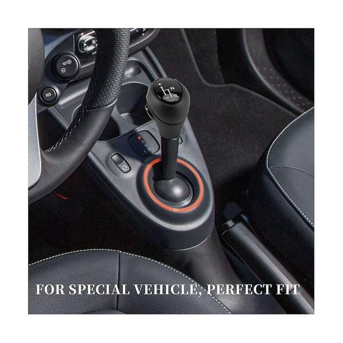 2pcs Gear Knob Automatic Knob Black for Smart Fortwo 450 451 1998-2014 Smart Roadster 452 03-2006 G
