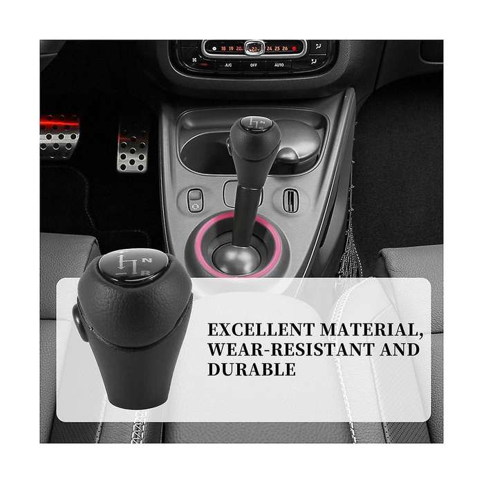 2pcs Gear Knob Automatic Knob Black for Smart Fortwo 450 451 1998-2014 Smart Roadster 452 03-2006 G