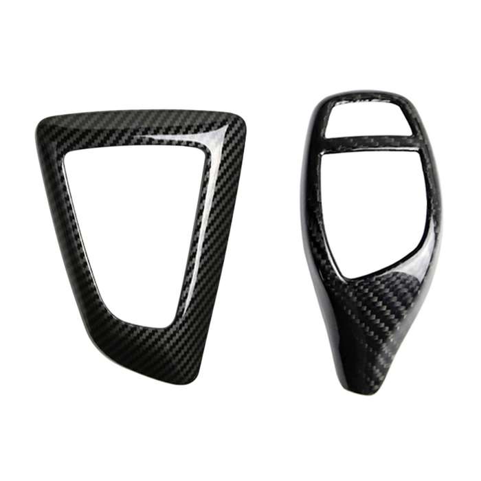 2Pcs Gear Shift Knob Protection Cap Cover Sticker Panel Trim Left for F20 F22 F30 F32 F36 F12 F13 X5