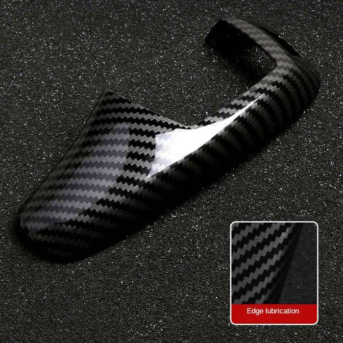 2Pcs Gear Shift Knob Protection Cap Cover Sticker Panel Trim Left for F20 F22 F30 F32 F36 F12 F13 X5