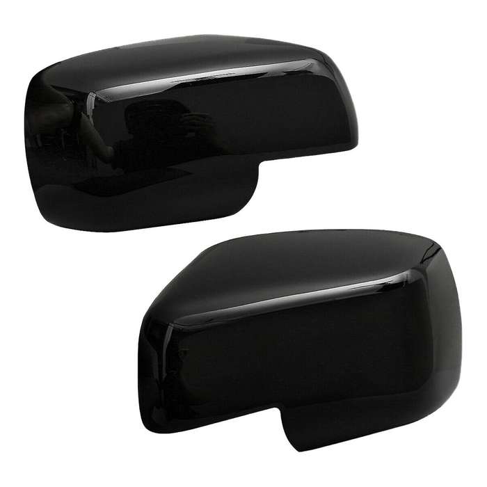 2Pcs Gloss Black Wing Mirror Covers Cap for 3 2