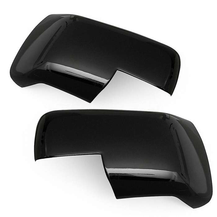 2Pcs Gloss Black Wing Mirror Covers Cap for 3 2