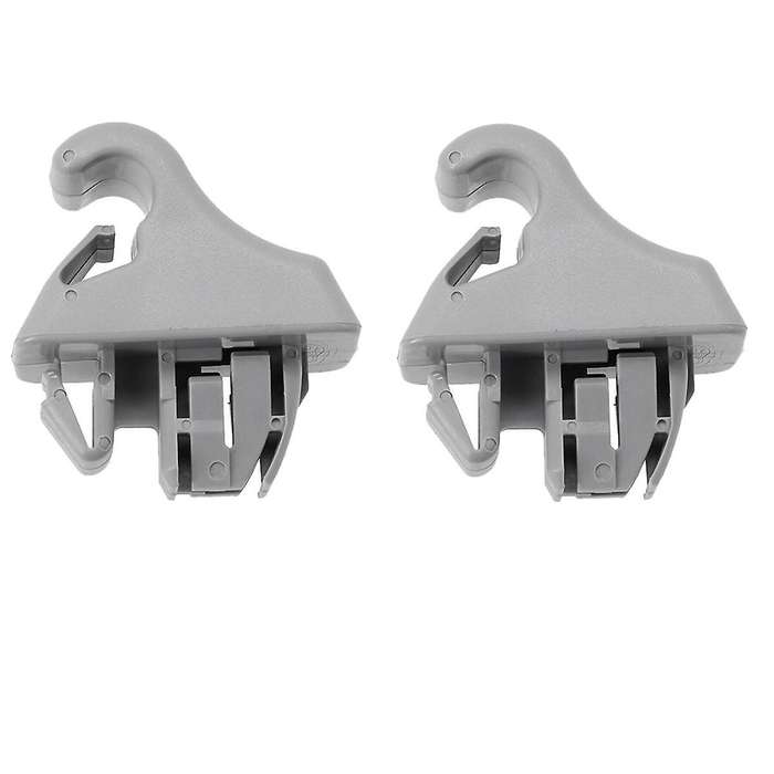 2pcs Gray Sun Visor Hook Holder Clip Mr779704 Mr779705 for Montero Mk3 2000-2006 Sunvisor Hanger Ho