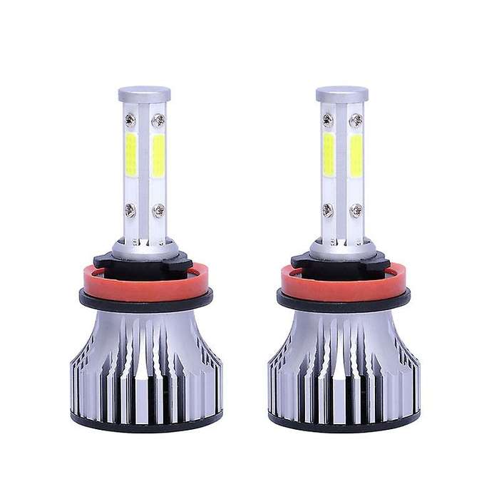 2Pcs H11 H8 H9 LED Headlight Bulbs Conversion Kit Car Headlamp 20000LM 6500K 100W Cool White Hi/Lo B