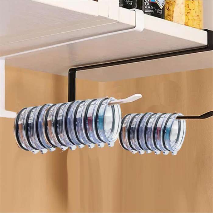2pcs Hanging 10-Inch Glass Lid Storage Box, Space Saving, Suitable for Different Types of Glass Lids