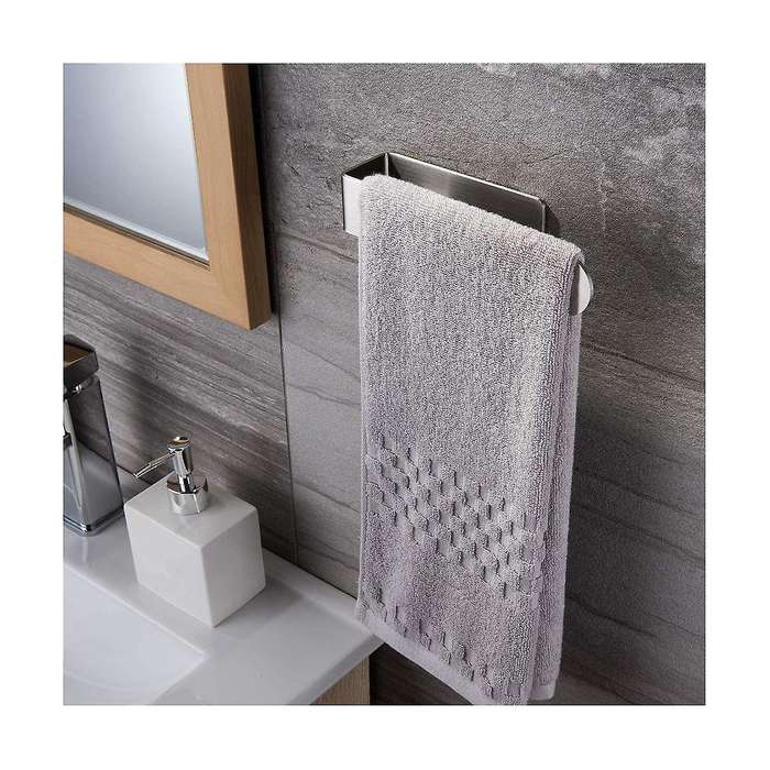 2pcs Hand Towel Holder, Self Adhesive Towel Bar Towel Holder for Kitchen Cabinet,stainless Steel 8