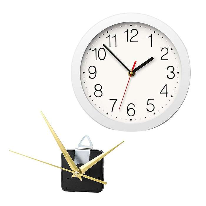 2Pcs High Torque Long Shaft Clock Movement, Clock Mechanisms Battery Powered, Wall Clock Parts Motor