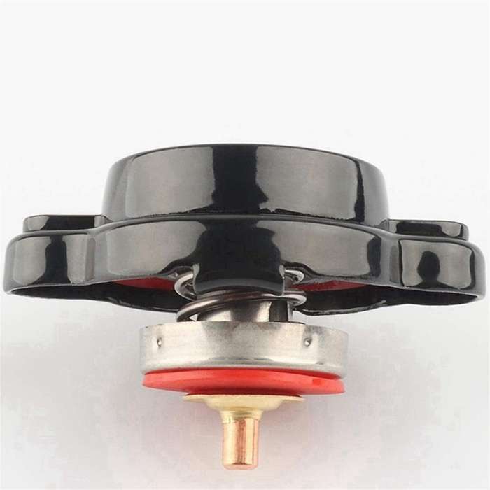 2pcs High Pressure Radiator Cap with Temperature Gauge 1.8 Bar Radiator Cap 25.6Psi for