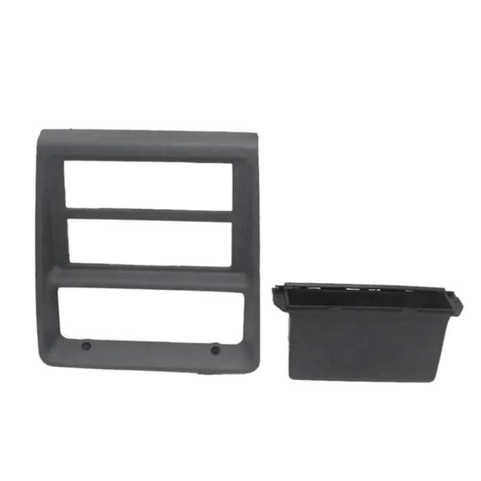 2pcs Instrument Cover Trim Frame with Tape Box for Mk2 1990-1998 Dashboard Radio Panel Tape Decorat