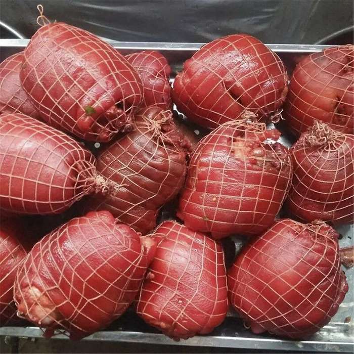 2Pcs Kitchen Bag Barbecued Pork Net Braided Hoof Rack Rope Cord Cotton Accessories Rope Sleeve Pack