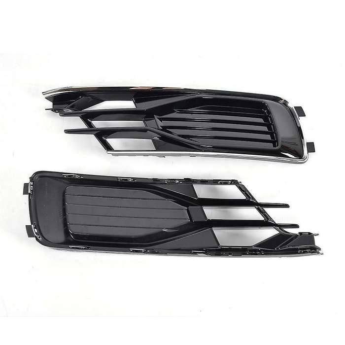 2PCS L+R Front Fog Light Lamp Bumper Grille Cover for  A6 C7 2016-2018