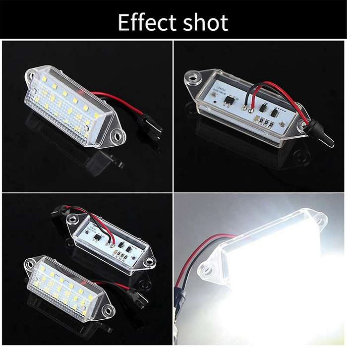 2PCS LED Car Number License Plate Light White for VIII 2004-2008 X 2008-2018