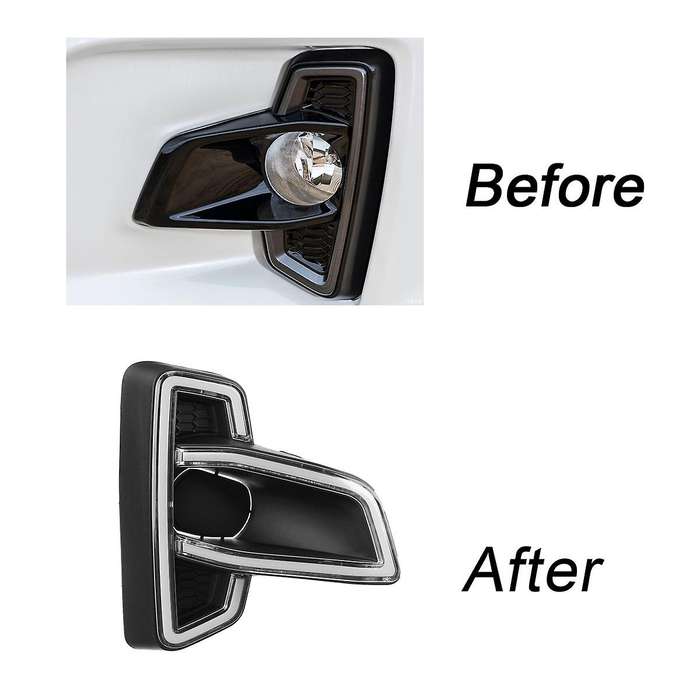2Pcs LED DRL for Rocco 2018 2019 2020 Daytime Running Lights Fog Light Cover Turn Signal Driving Lam
