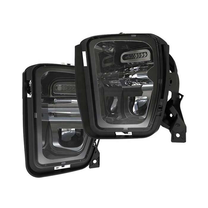 2PCS LED Fog Lights for Ram 1500 2013-2018 Front Bumper Fog Black 68104821AC, 68104820AC
