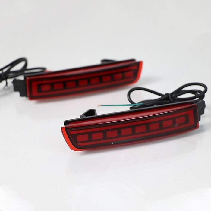 2PCS LED for FX35 FX37 FX50 2009 2010 2011 2012 2013 Reflector Lamp Tail Rear Fog Lamp Bumper Light