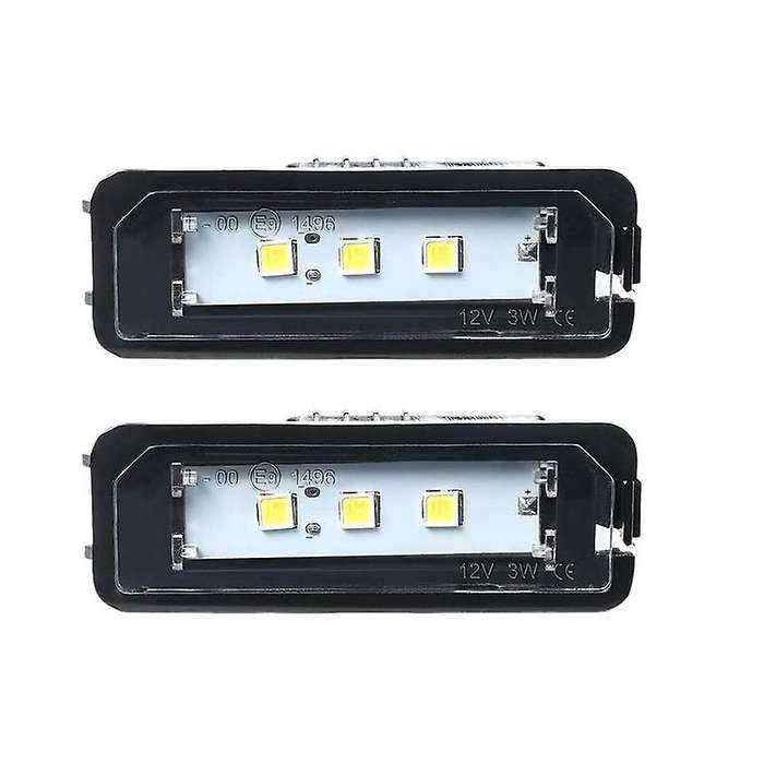 2Pcs LED License Plate Light Lamp Assembly for Golf - CC Rabbit