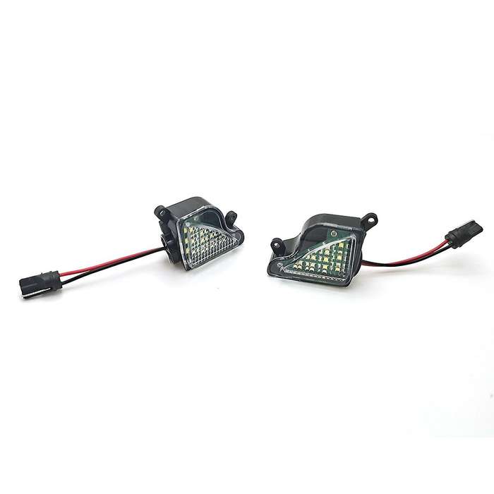 2Pcs LED Under Side Mirror Light Puddle Lamps for Octavia 3 5E 2 1Z Superb 3 B8 2 B6 Scout